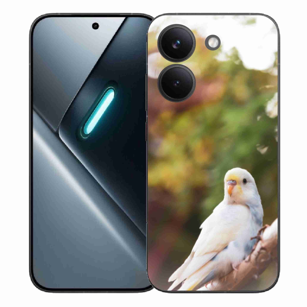 Gelový kryt mmCase na Xiaomi Poco X8 Pro - andulka bílá