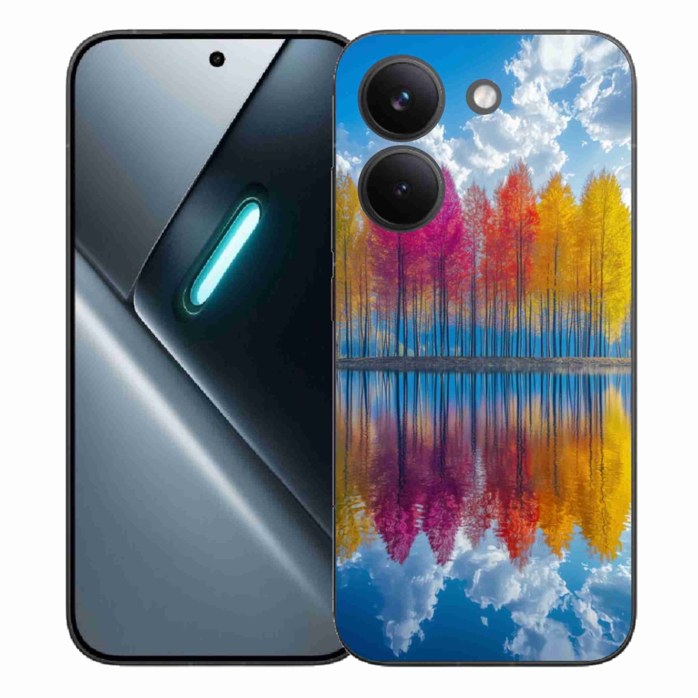 Gelový kryt mmCase na Xiaomi Poco X8 Pro - barevné stromy