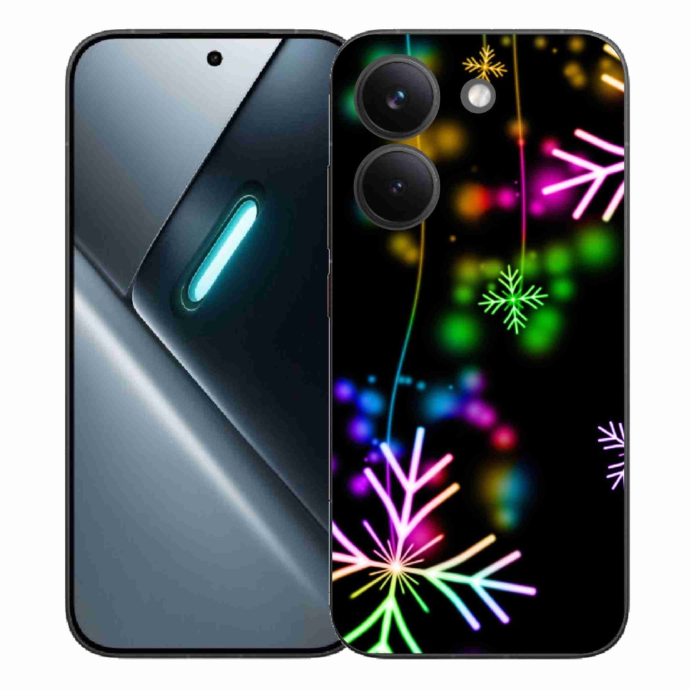 Gelový kryt mmCase na Xiaomi Poco X8 Pro - barevné vločky