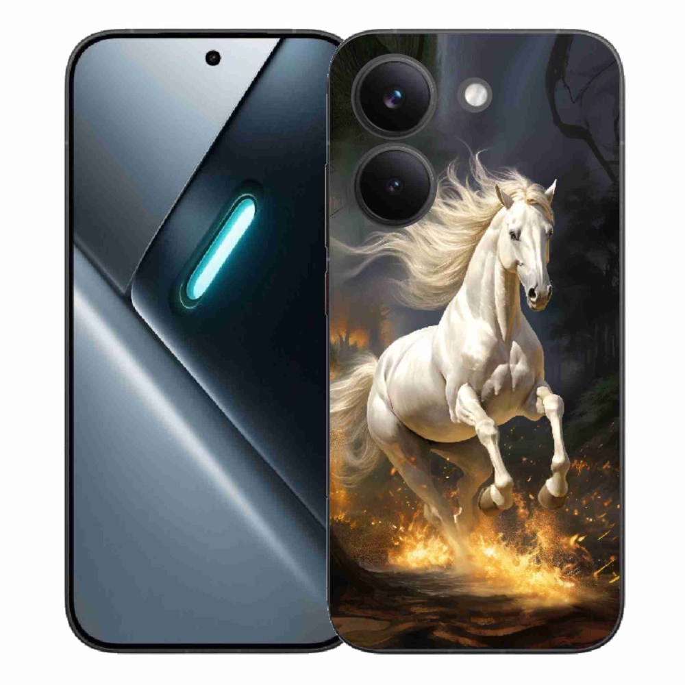 Gelový kryt mmCase na Xiaomi Poco X8 Pro - bílý kůň 2