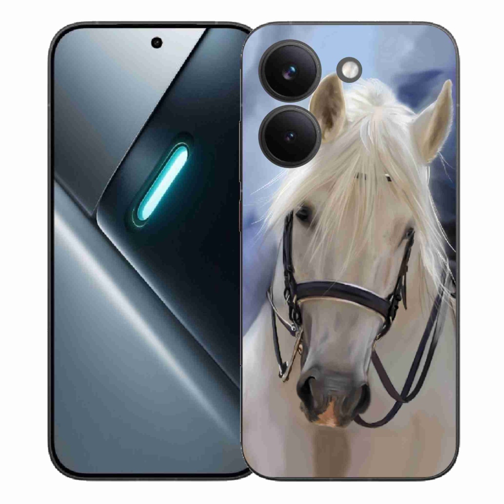 Gelový kryt mmCase na Xiaomi Poco X8 Pro - bílý kůň