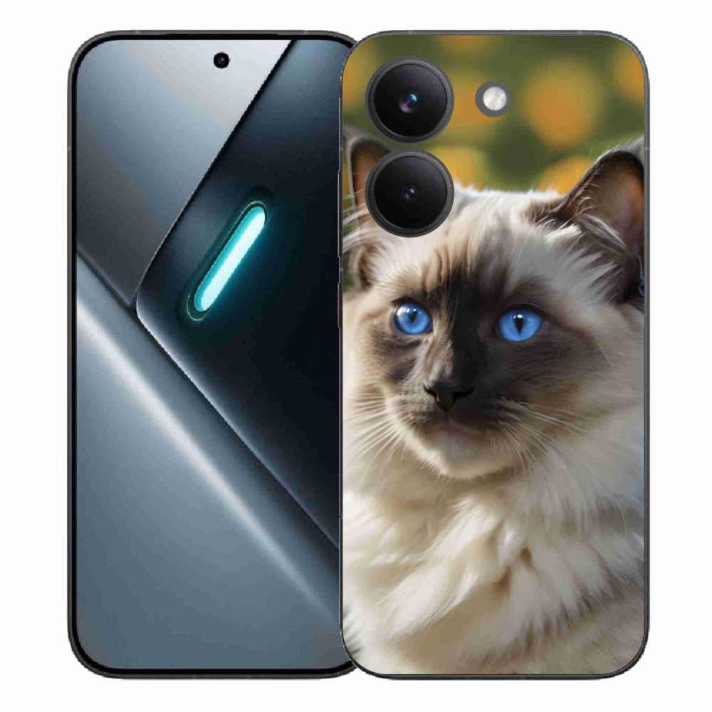 Gelový kryt mmCase na Xiaomi Poco X8 Pro - bílý ragdoll
