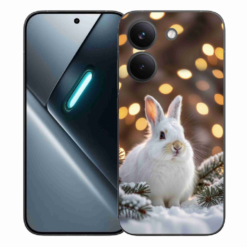 Gelový kryt mmCase na Xiaomi Poco X8 Pro - bílý zajíc