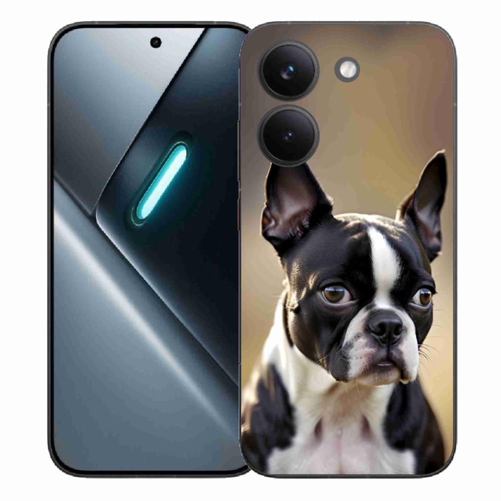 Gelový kryt mmCase na Xiaomi Poco X8 Pro - bostonský teriér