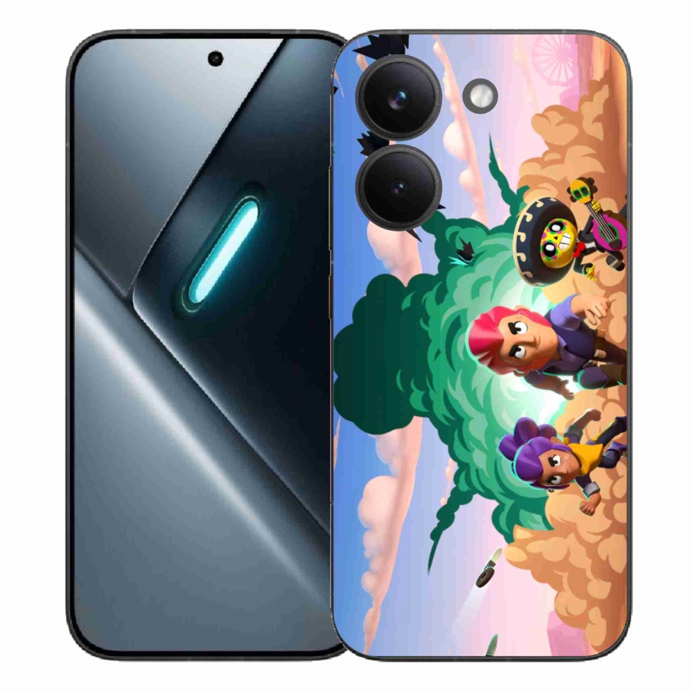 Gelový kryt mmCase na Xiaomi Poco X8 Pro - brawl stars