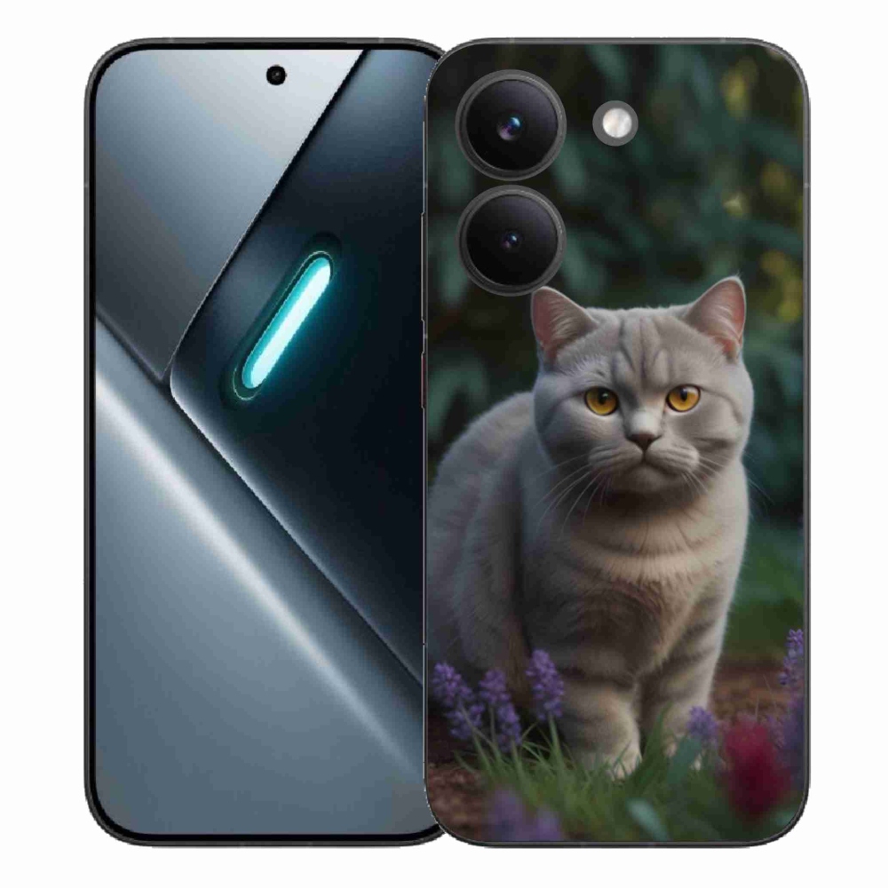 Gelový kryt mmCase na Xiaomi Poco X8 Pro - britská kočka