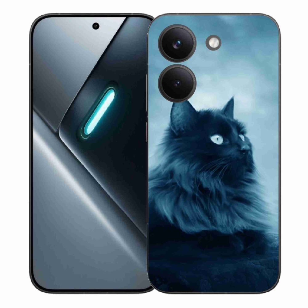 Gelový kryt mmCase na Xiaomi Poco X8 Pro - černá kočka 1