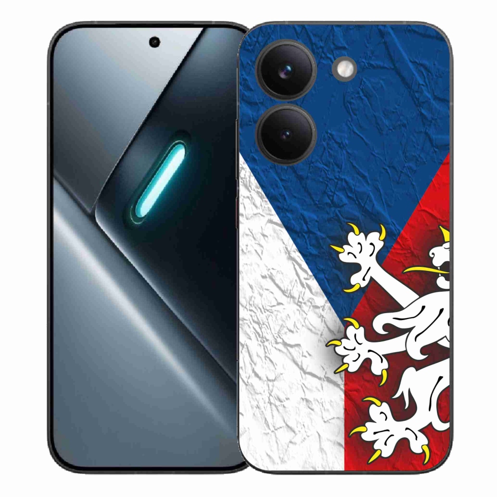 Gelový kryt mmCase na Xiaomi Poco X8 Pro - česká vlajka 1