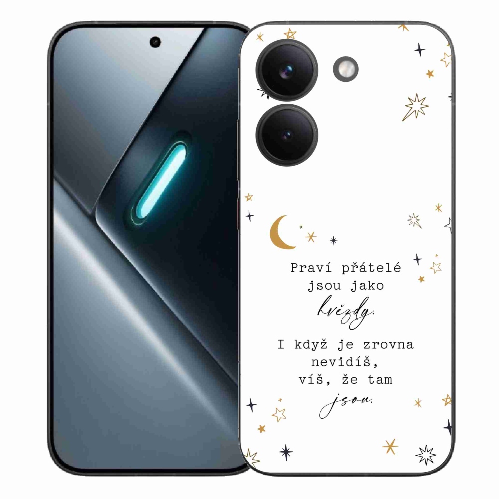 Gelový kryt mmCase na Xiaomi Poco X8 Pro - citát 6 bílé pozadí