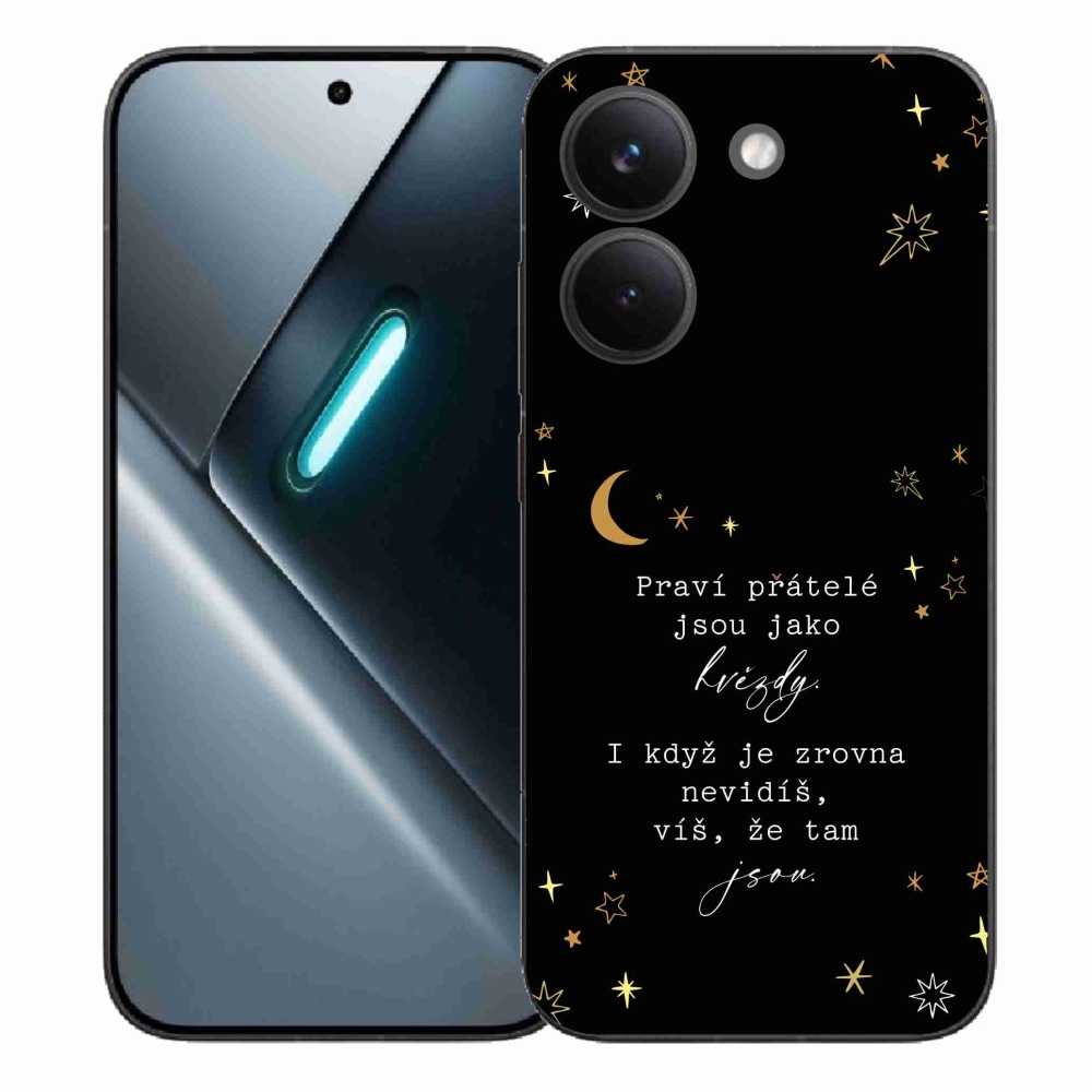 Gelový kryt mmCase na Xiaomi Poco X8 Pro - citát 6 černé pozadí