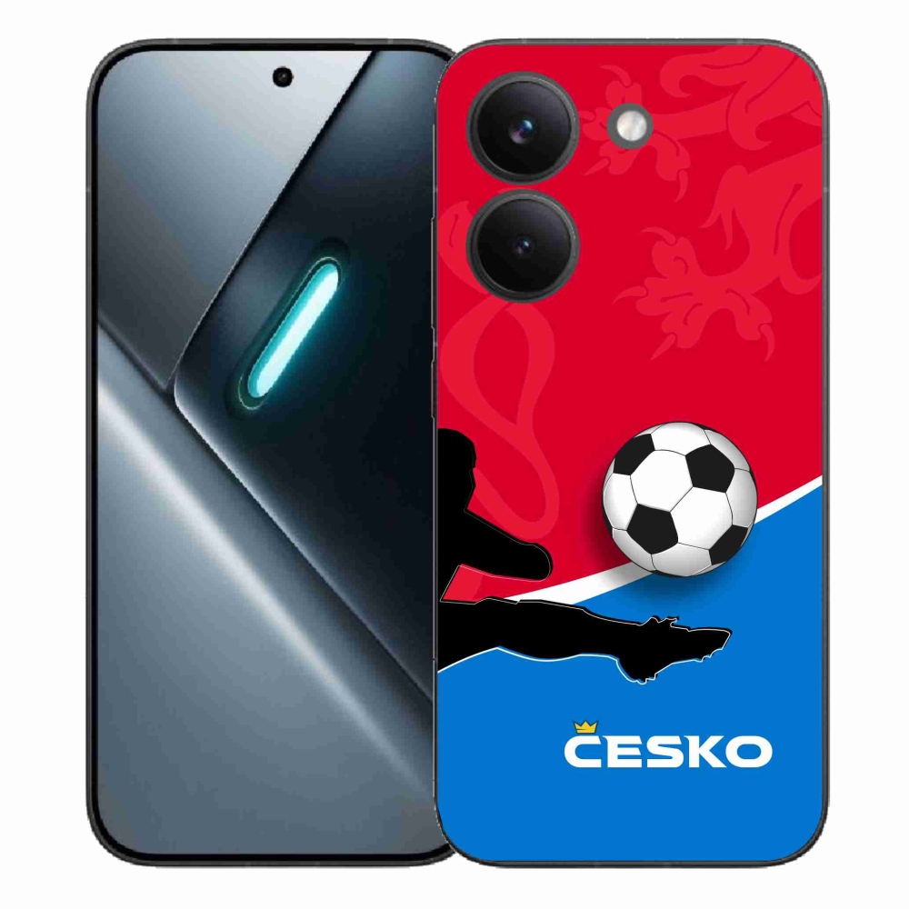 Gelový kryt mmCase na Xiaomi Poco X8 Pro - fotbal Česko 2