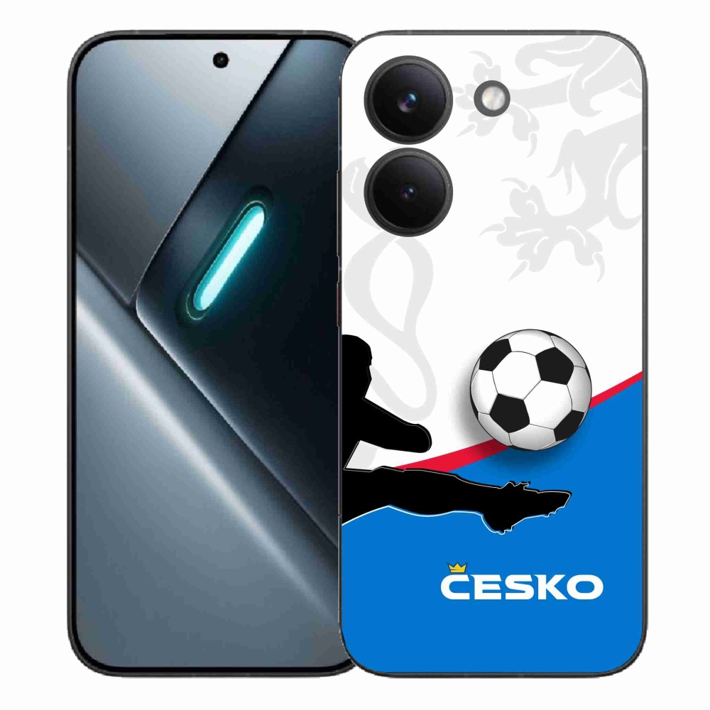 Gelový kryt mmCase na Xiaomi Poco X8 Pro - fotbal Česko 3