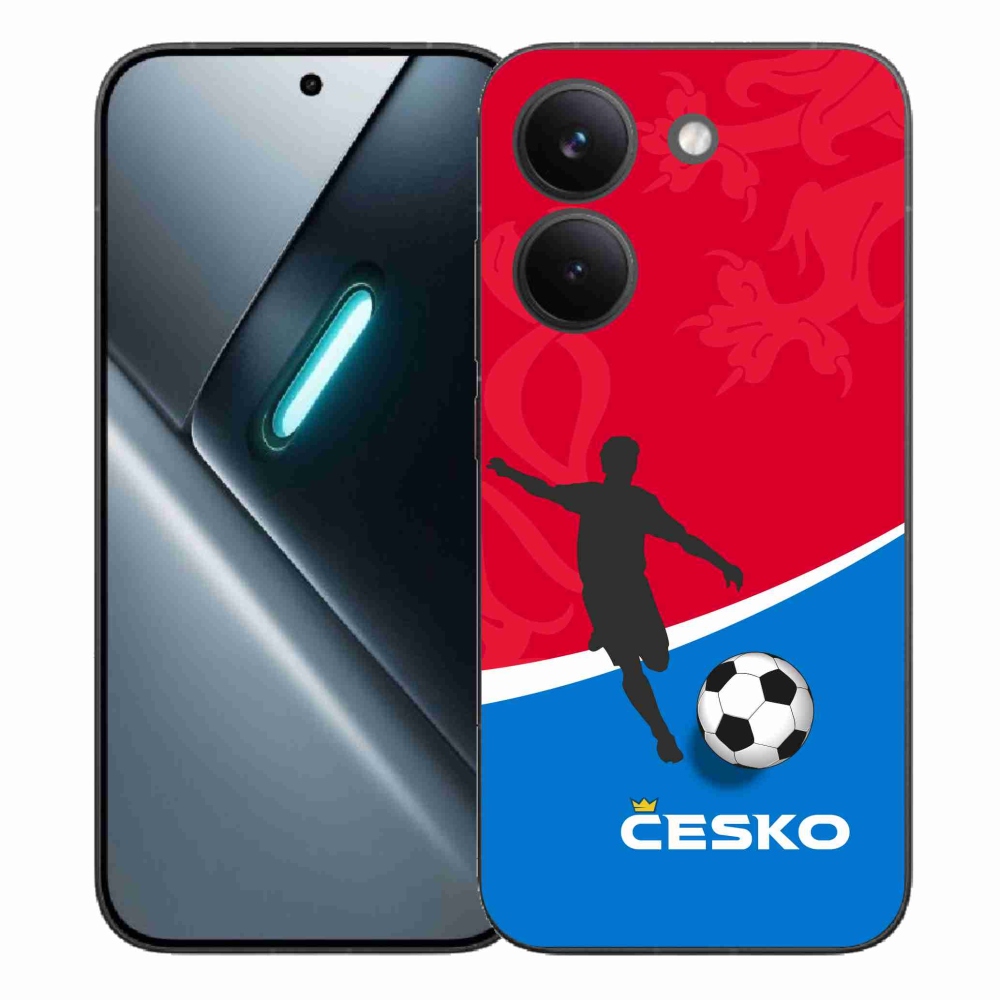 Gelový kryt mmCase na Xiaomi Poco X8 Pro - fotbal Česko