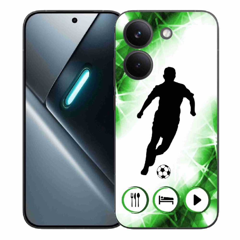 Gelový kryt mmCase na Xiaomi Poco X8 Pro - fotbalista