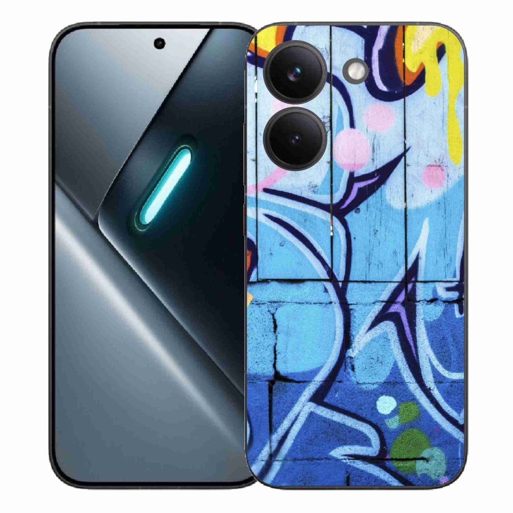 Gelový kryt mmCase na Xiaomi Poco X8 Pro - graffiti