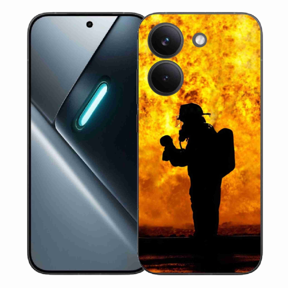 Gelový kryt mmCase na Xiaomi Poco X8 Pro - hasič