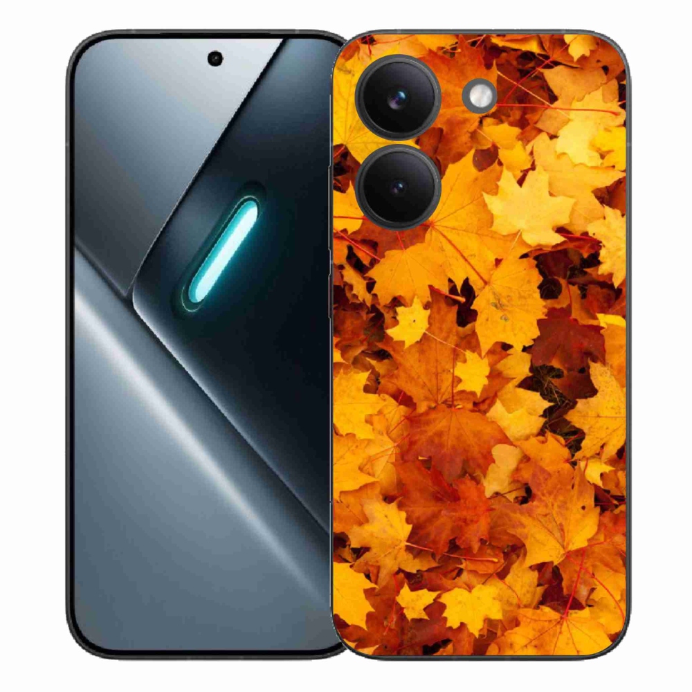 Gelový kryt mmCase na Xiaomi Poco X8 Pro - javorové listy