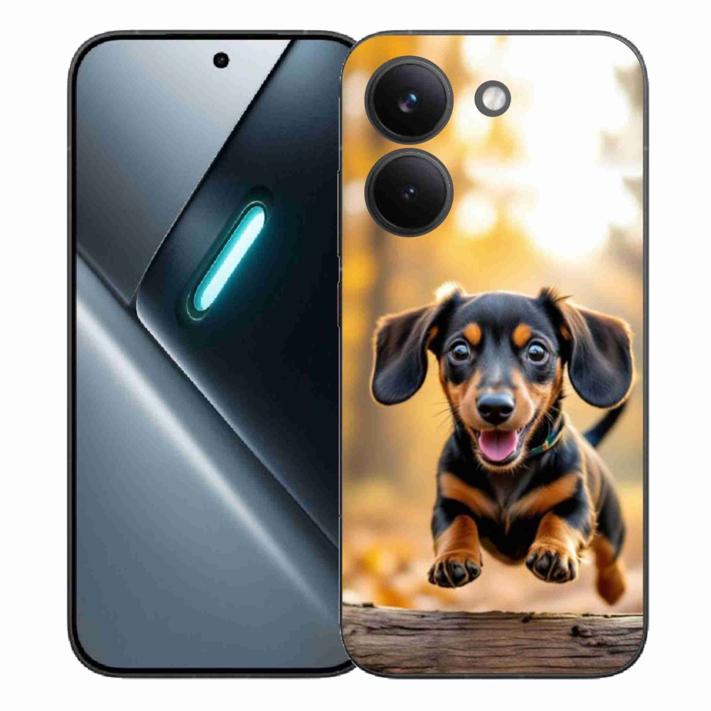 Gelový kryt mmCase na Xiaomi Poco X8 Pro - jezevčík 2