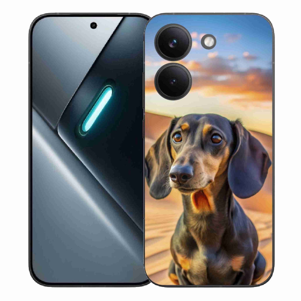 Gelový kryt mmCase na Xiaomi Poco X8 Pro - jezevčík 3 