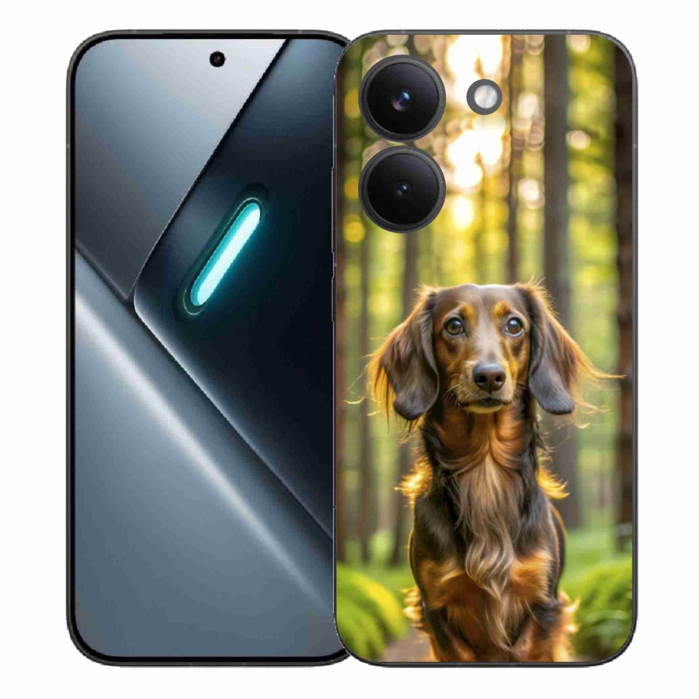 Gelový kryt mmCase na Xiaomi Poco X8 Pro - jezevčík 4