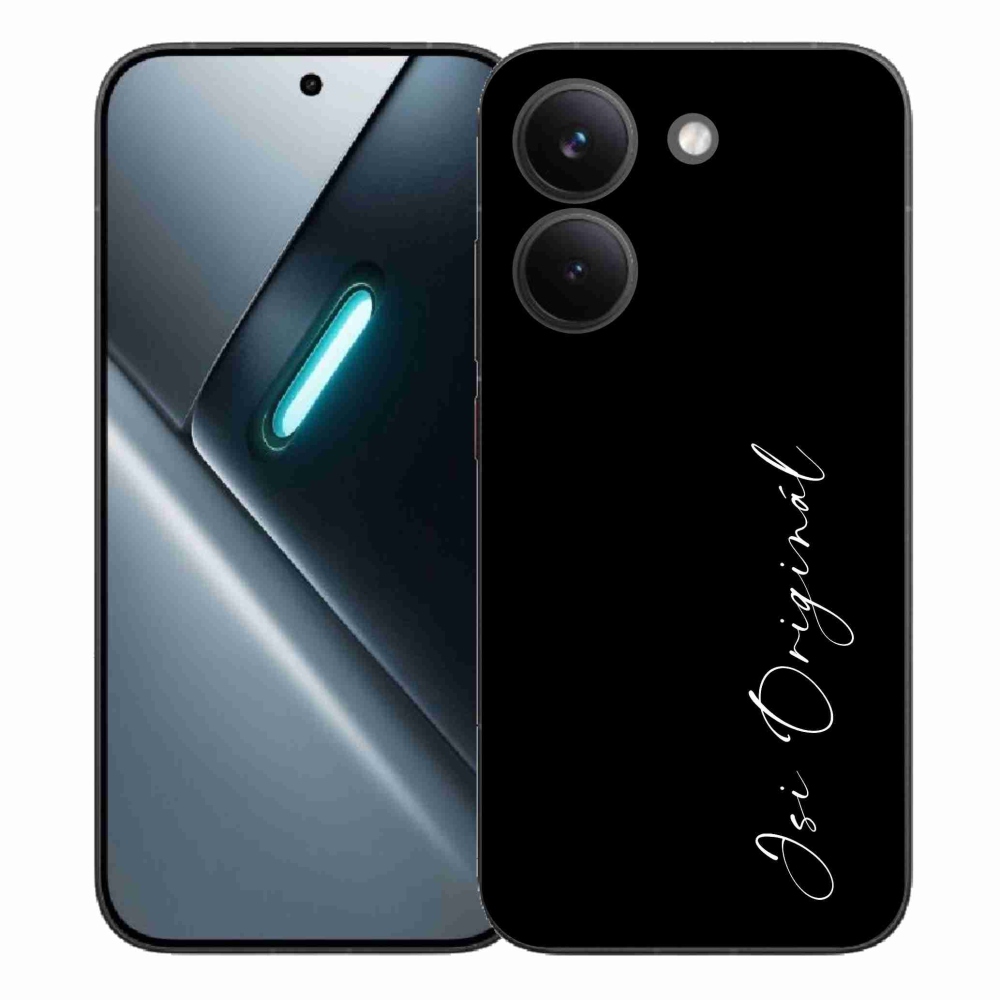 Gelový kryt mmCase na Xiaomi Poco X8 Pro - jsi originál černé pozadí