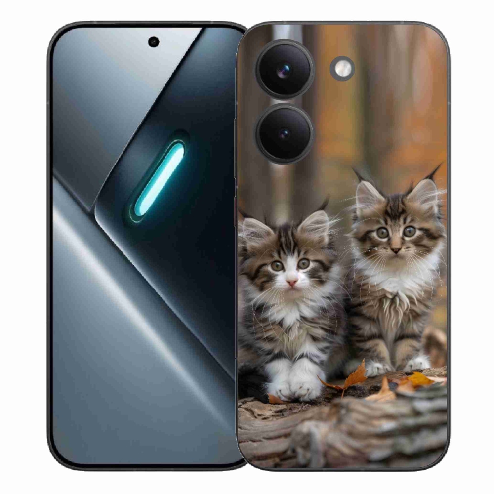 Gelový kryt mmCase na Xiaomi Poco X8 Pro - kočičí duo 3