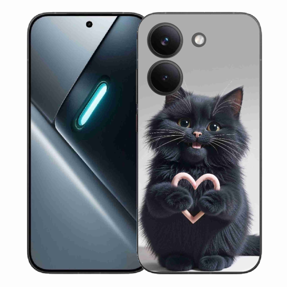 Gelový kryt mmCase na Xiaomi Poco X8 Pro - kočičí láska 3