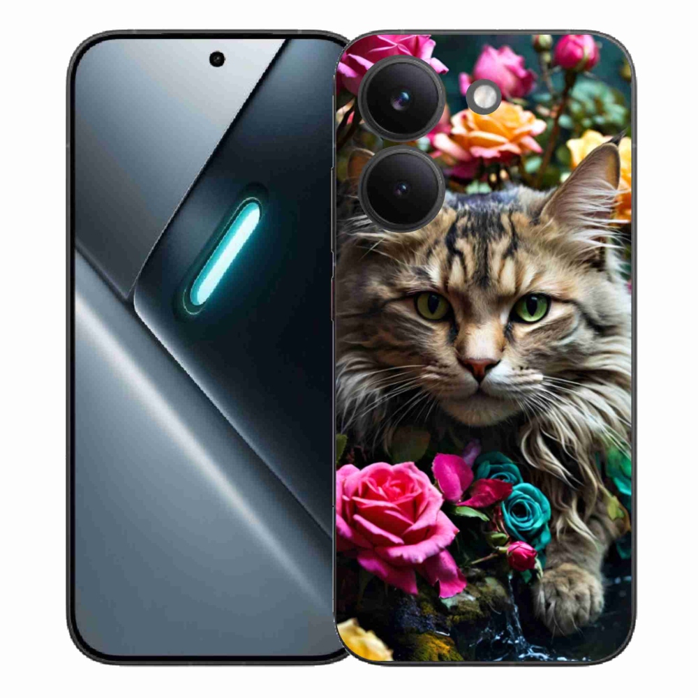 Gelový kryt mmCase na Xiaomi Poco X8 Pro - kočíčí pohled 2