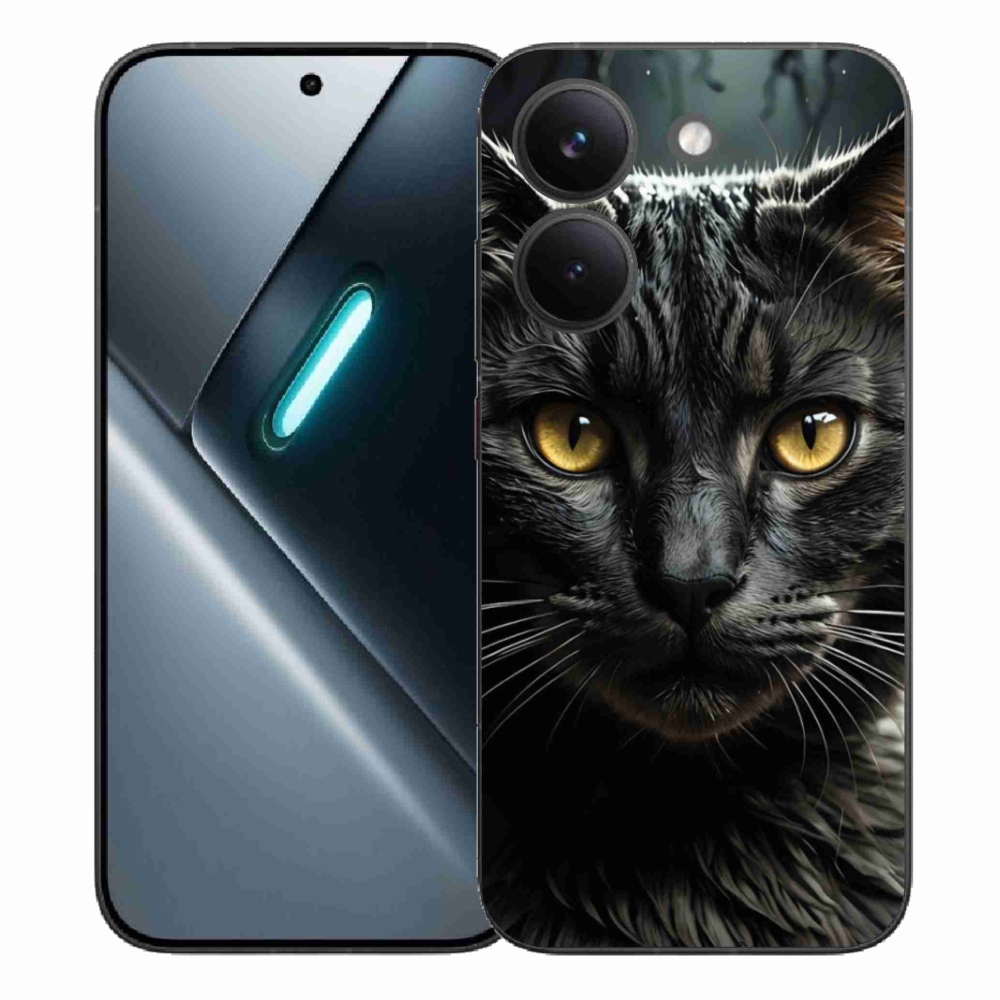 Gelový kryt mmCase na Xiaomi Poco X8 Pro - kočičí pohled 3