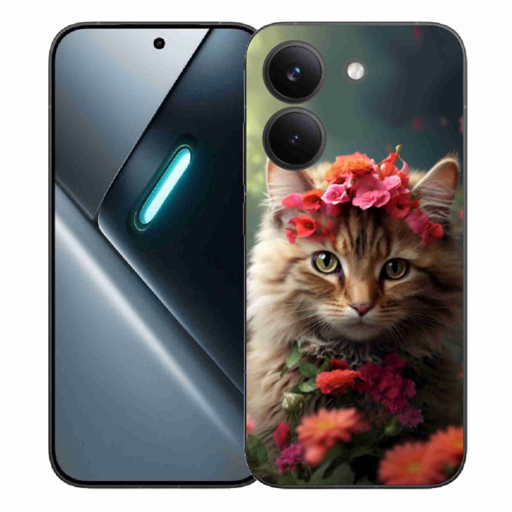 Gelový kryt mmCase na Xiaomi Poco X8 Pro - kočíčí princezna