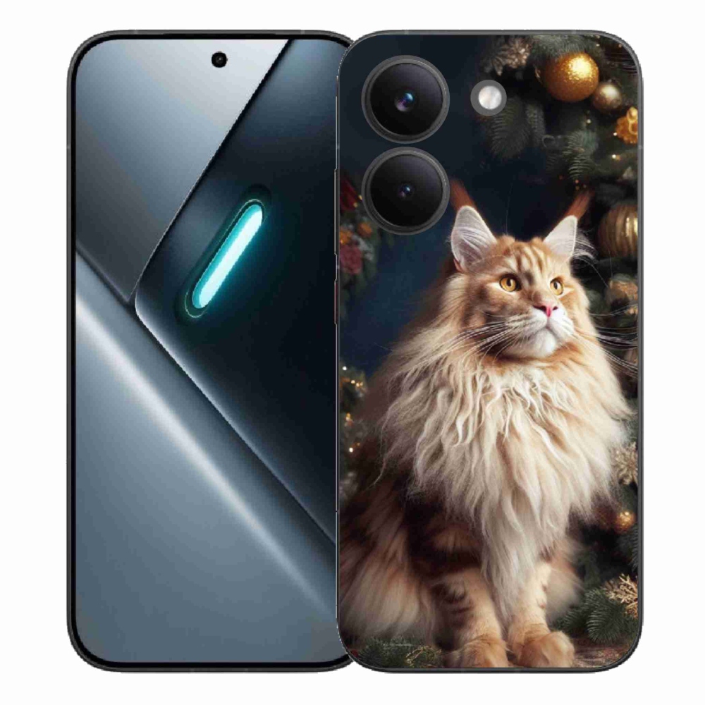 Gelový kryt mmCase na Xiaomi Poco X8 Pro - kočka u stromku