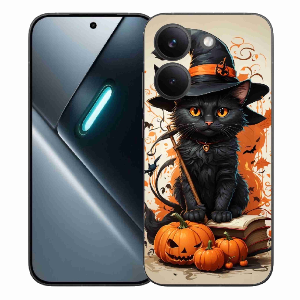 Gelový kryt mmCase na Xiaomi Poco X8 Pro - kocour čaroděj