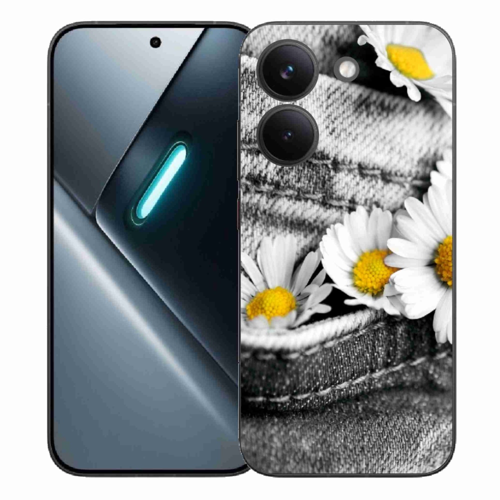 Gelový kryt mmCase na Xiaomi Poco X8 Pro - kopretiny