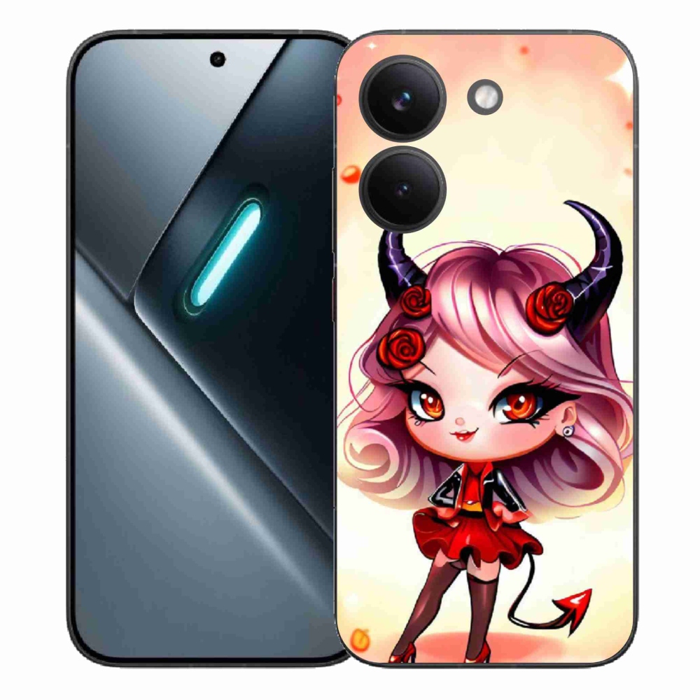 Gelový kryt mmCase na Xiaomi Poco X8 Pro - kreslená čertice