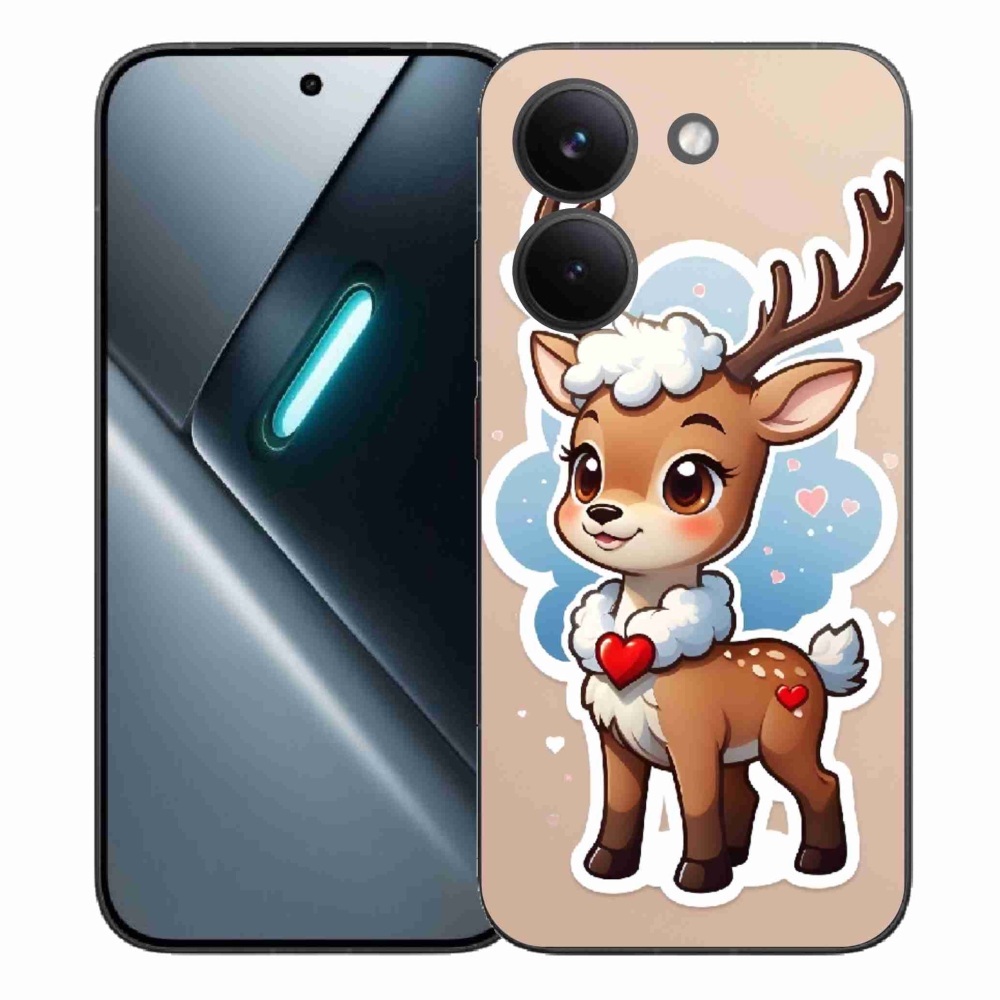 Gelový kryt mmCase na Xiaomi Poco X8 Pro - kreslený sob