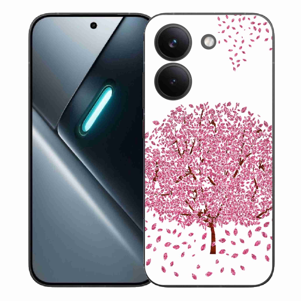 Gelový kryt mmCase na Xiaomi Poco X8 Pro - kreslený strom s listy