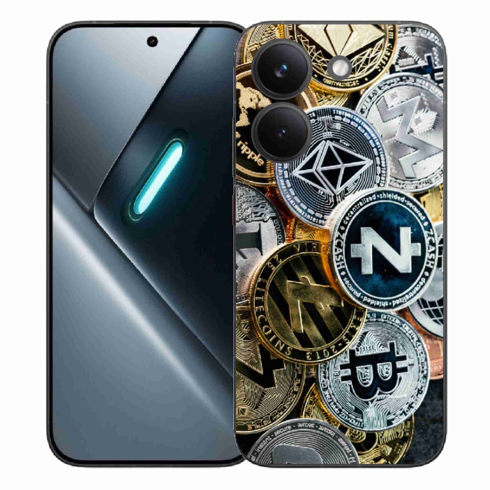 Gelový kryt mmCase na Xiaomi Poco X8 Pro - kryptoměny