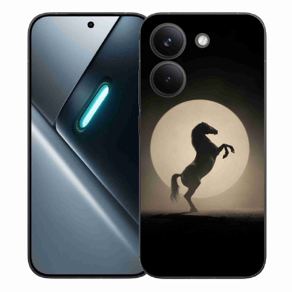 Gelový kryt mmCase na Xiaomi Poco X8 Pro - kůň v siluetě