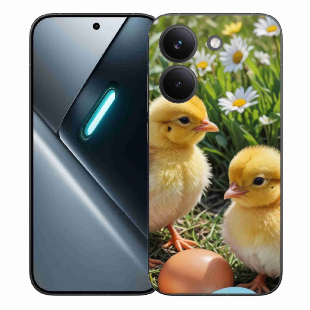 Gelový kryt mmCase na Xiaomi Poco X8 Pro - kuřátka