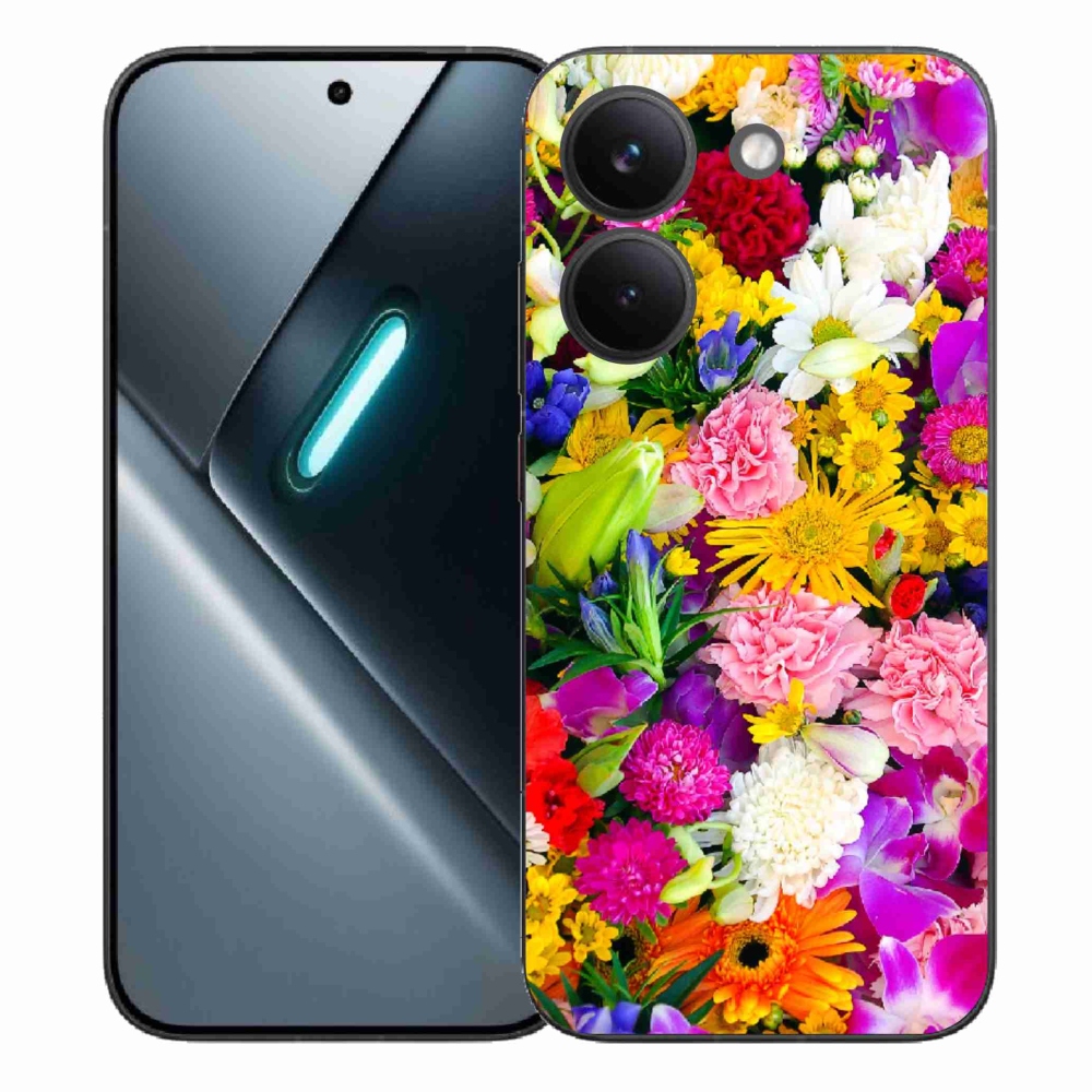 Gelový kryt mmCase na Xiaomi Poco X8 Pro - květiny 12