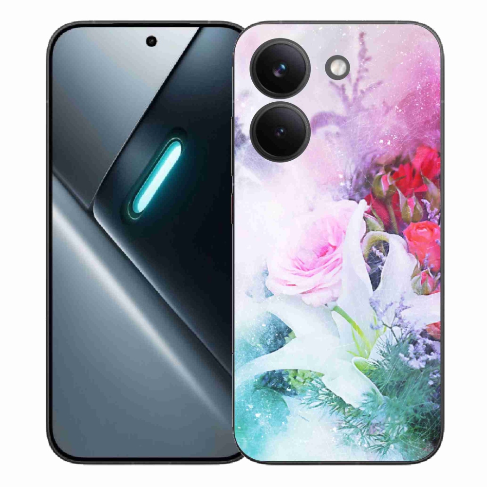 Gelový kryt mmCase na Xiaomi Poco X8 Pro - květiny 4