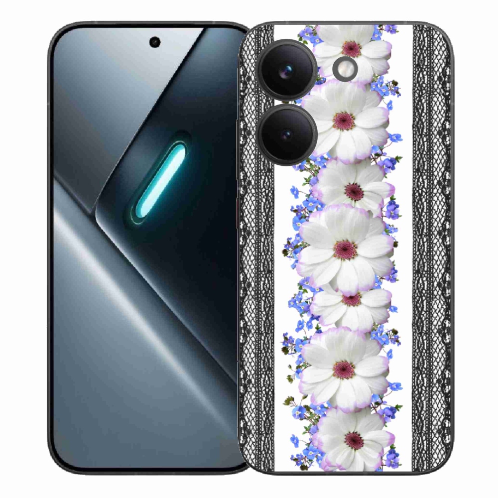 Gelový kryt mmCase na Xiaomi Poco X8 Pro - květiny 8