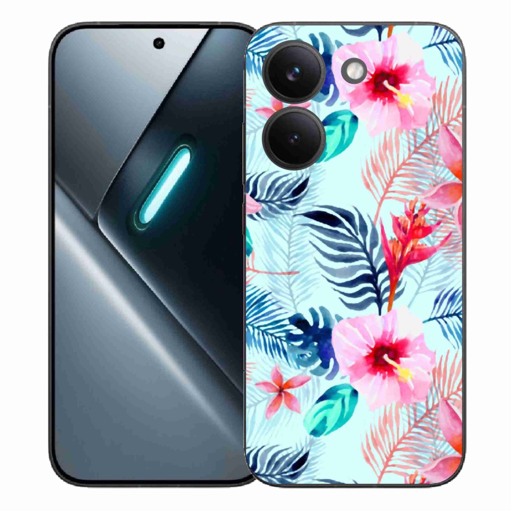 Gelový kryt mmCase na Xiaomi Poco X8 Pro - květiny