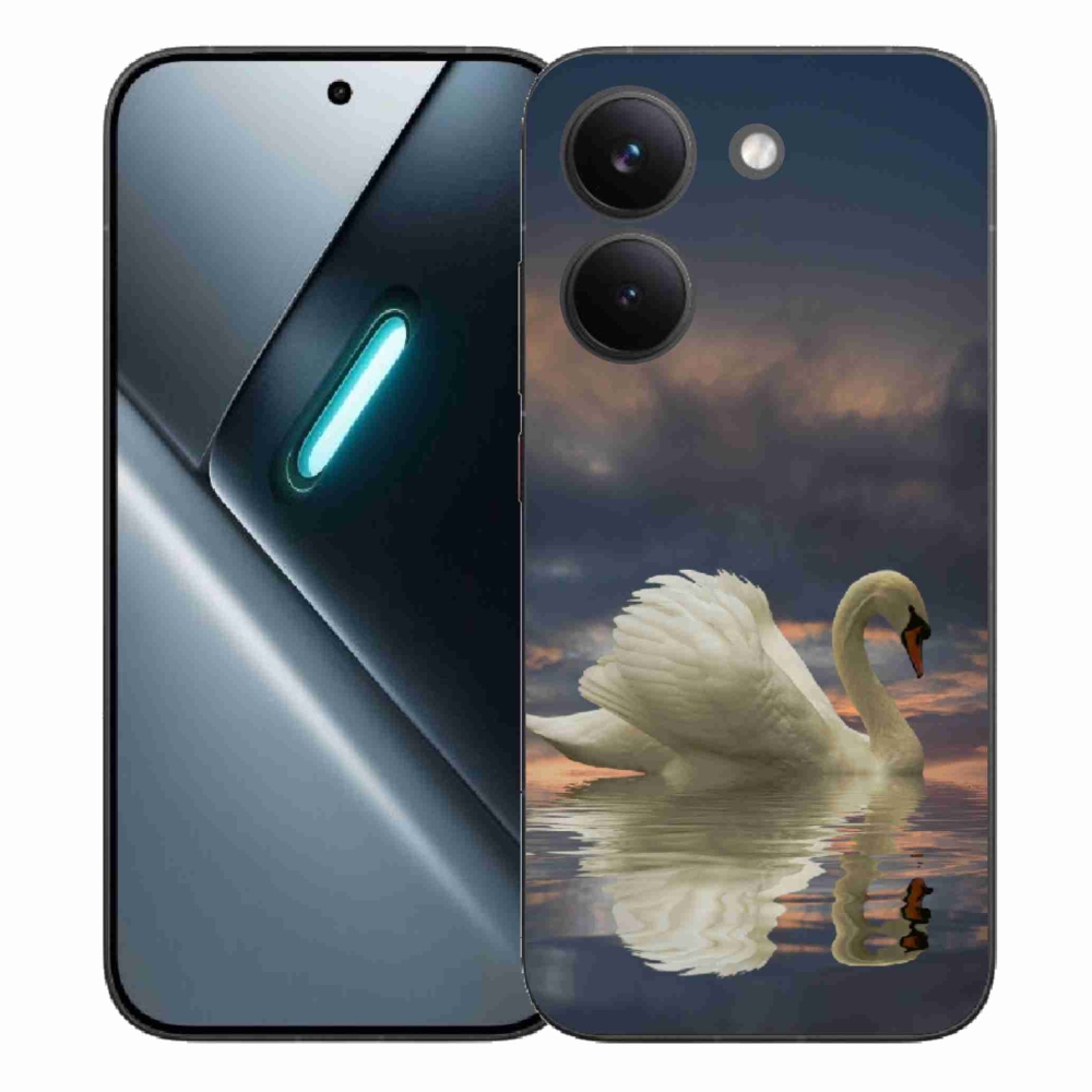 Gelový kryt mmCase na Xiaomi Poco X8 Pro - labuť