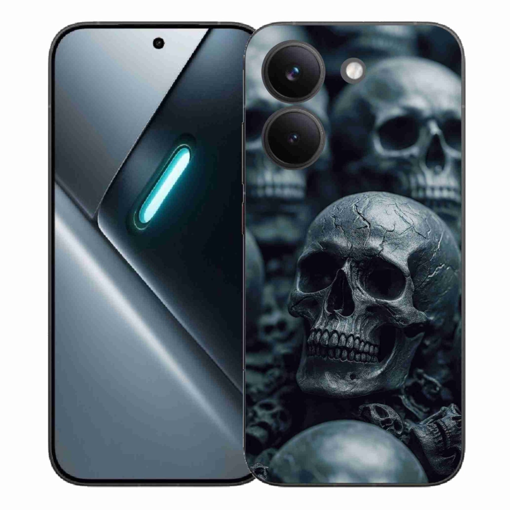 Gelový kryt mmCase na Xiaomi Poco X8 Pro - lebka 2