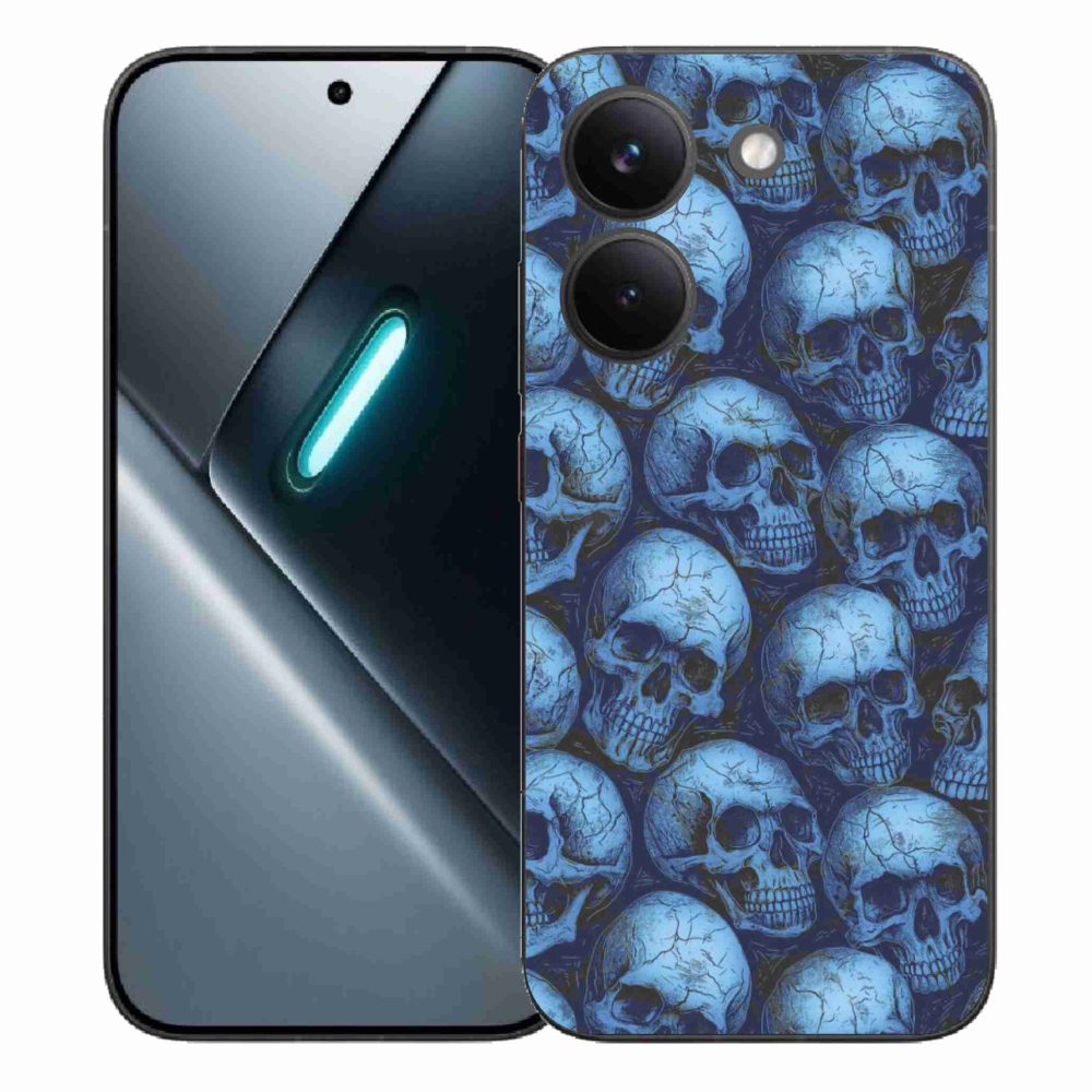 Gelový kryt mmCase na Xiaomi Poco X8 Pro - lebky