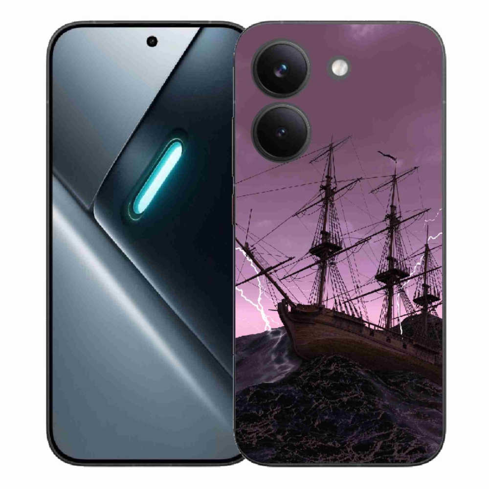 Gelový kryt mmCase na Xiaomi Poco X8 Pro - loď v bouři