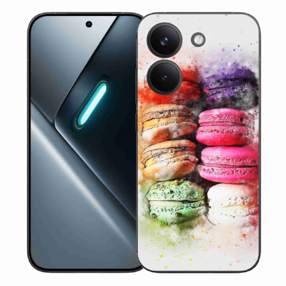 Gelový kryt mmCase na Xiaomi Poco X8 Pro - makrónky