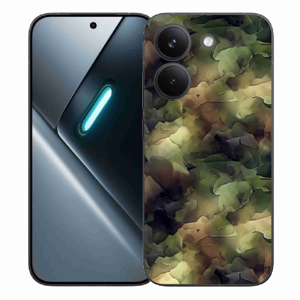 Gelový kryt mmCase na Xiaomi Poco X8 Pro - maskáčový vzor 10