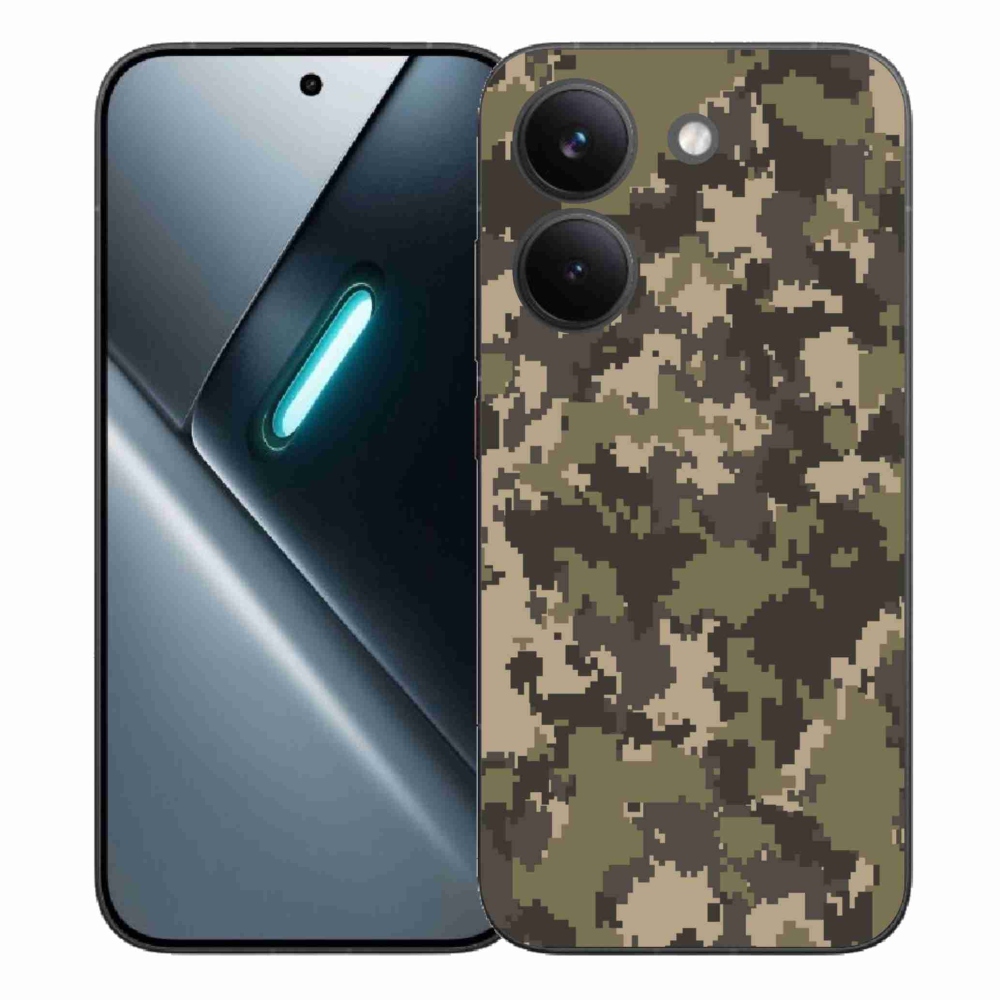 Gelový kryt mmCase na Xiaomi Poco X8 Pro - maskáčový vzor 12